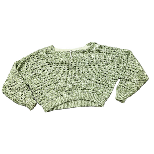 Sweater By Free People In Green, Size: Xs