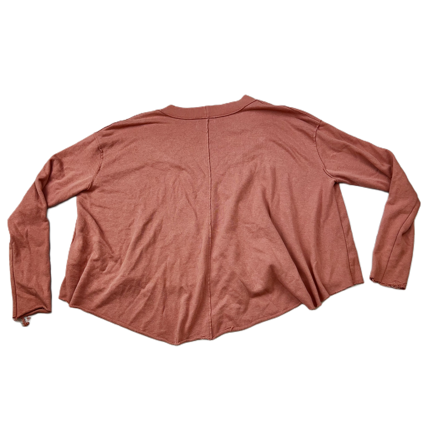 Top Long Sleeve By Urban Outfitters In Pink, Size: M