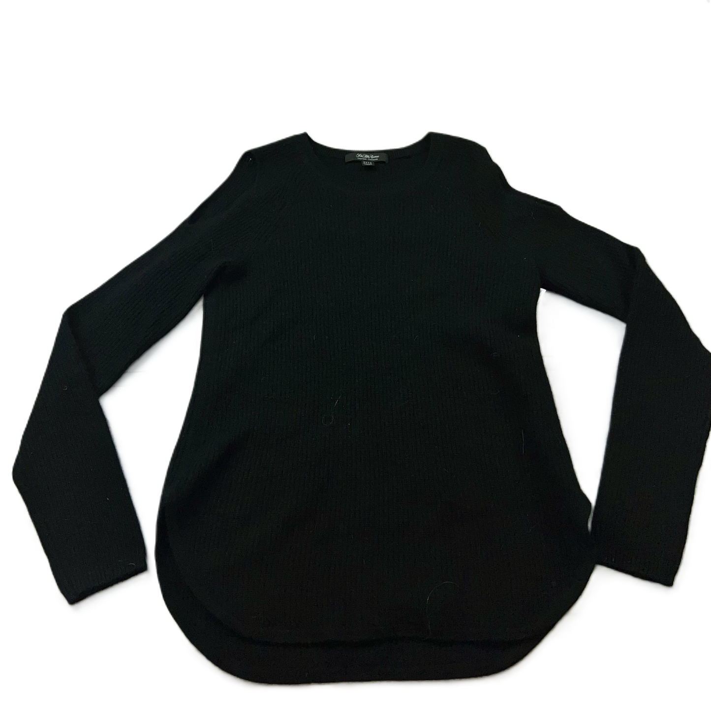 Sweater Cashmere By Saks Fifth Avenue In Black, Size: L