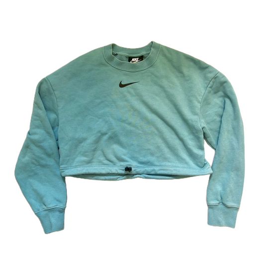 Athletic Top Long Sleeve Crewneck By Nike Apparel In Blue, Size: Xs