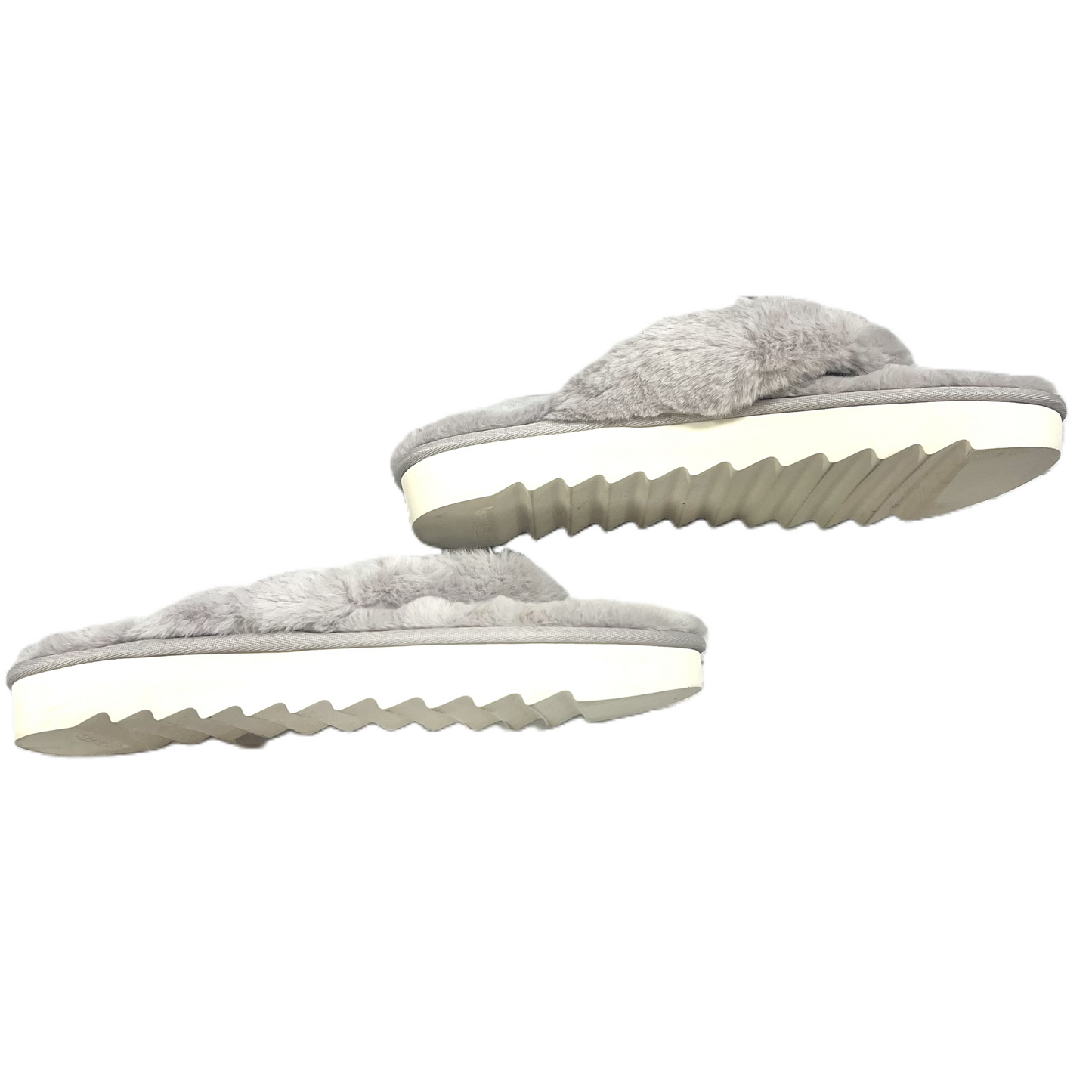 Sandals Flip Flops By Koolaburra By Ugg In Grey, Size: 10