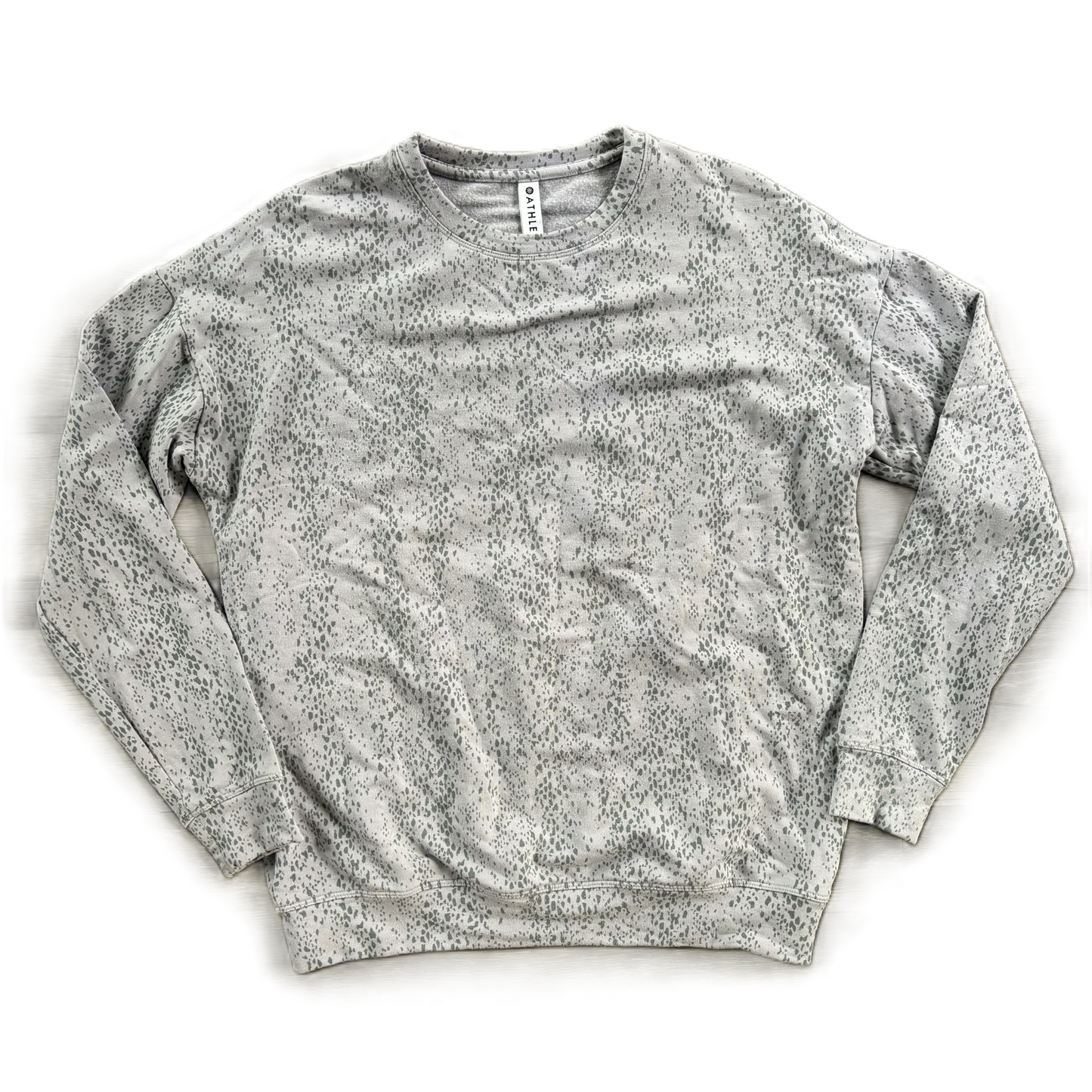 Athletic Top Long Sleeve Crewneck By Athleta In Grey, Size: Xxs