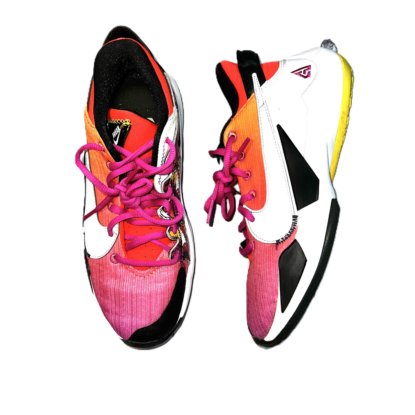 Shoes Athletic By Nike In Black & Pink, Size: 7