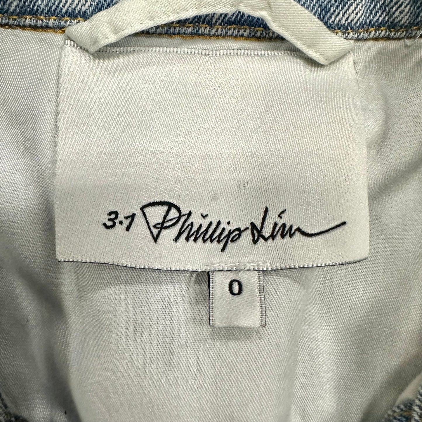 Jacket Luxury Designer By 3.1 Phillip Lim In Blue Denim, Size: Xs