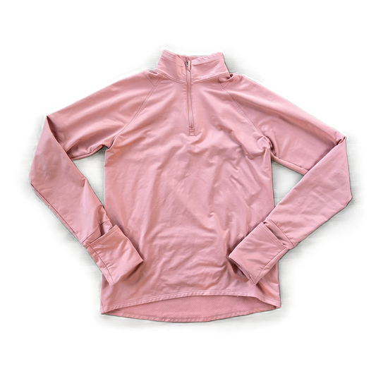 Athletic Top Long Sleeve Collar By Athleta In Pink, Size: Xxs