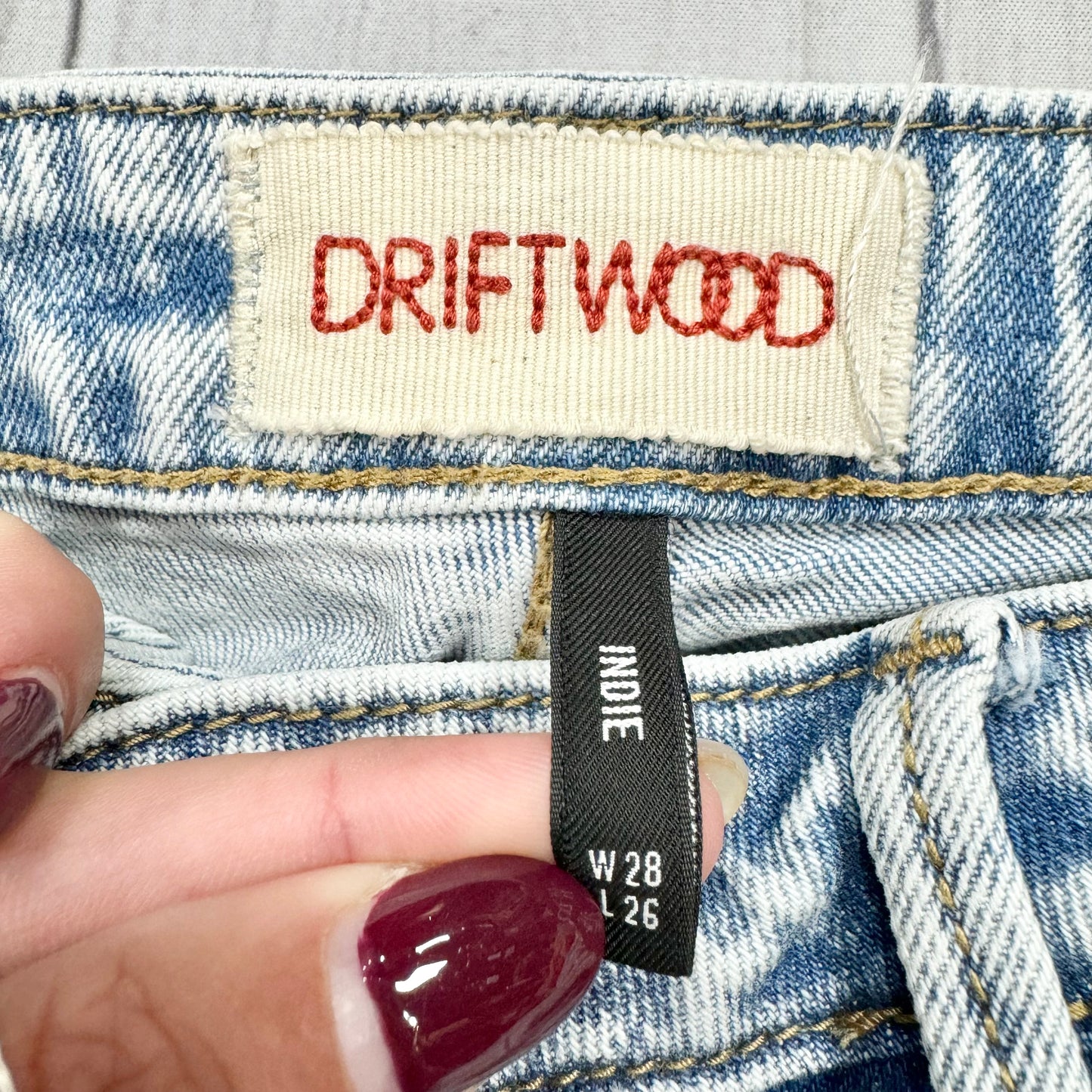 Jeans Cropped By Driftwood In Blue Denim, Size: 6