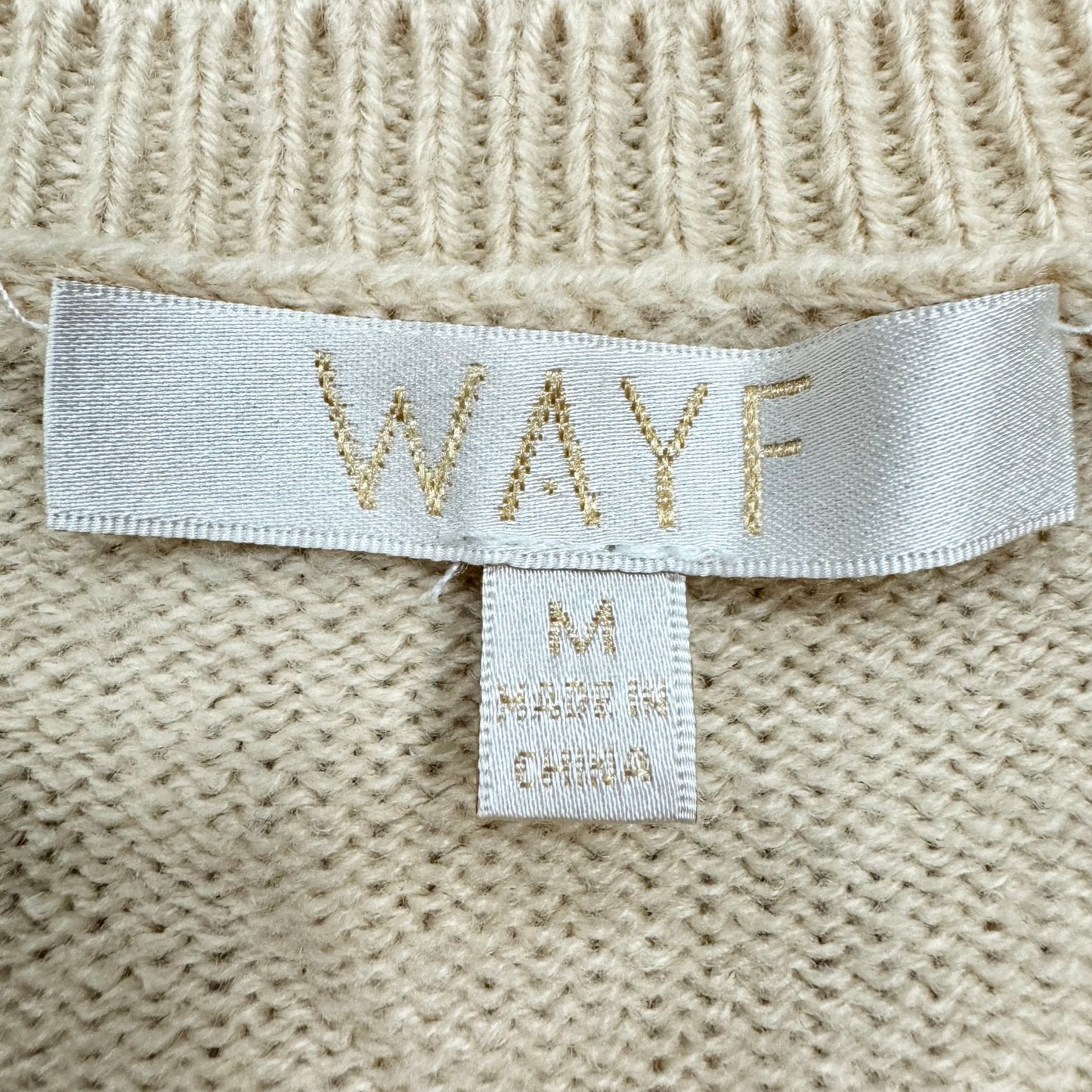 Dress Sweater By Wayf In Tan, Size: M