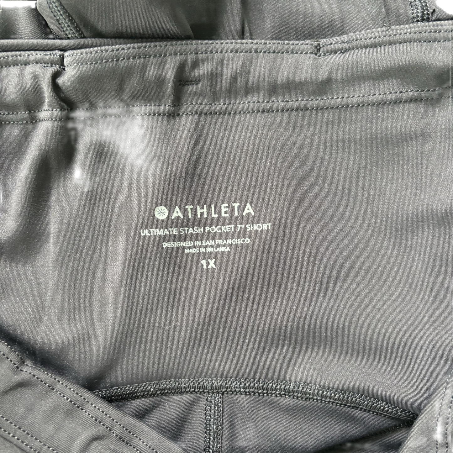 Athletic Shorts By Athleta In Black, Size: 1x