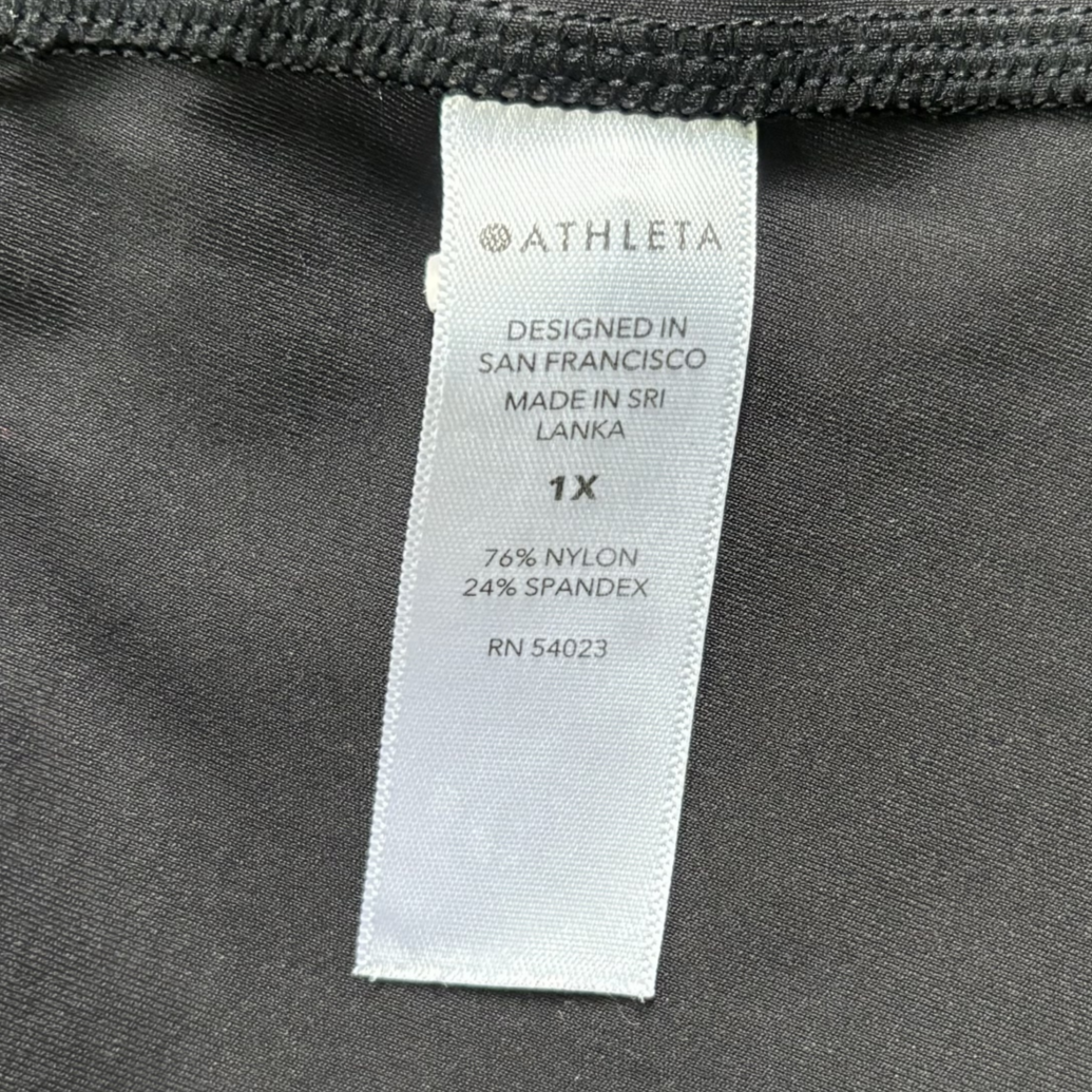 Athletic Shorts By Athleta In Black, Size: 1x