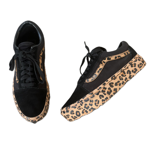 Shoes Sneakers By Vans In Animal Print, Size: 8.5