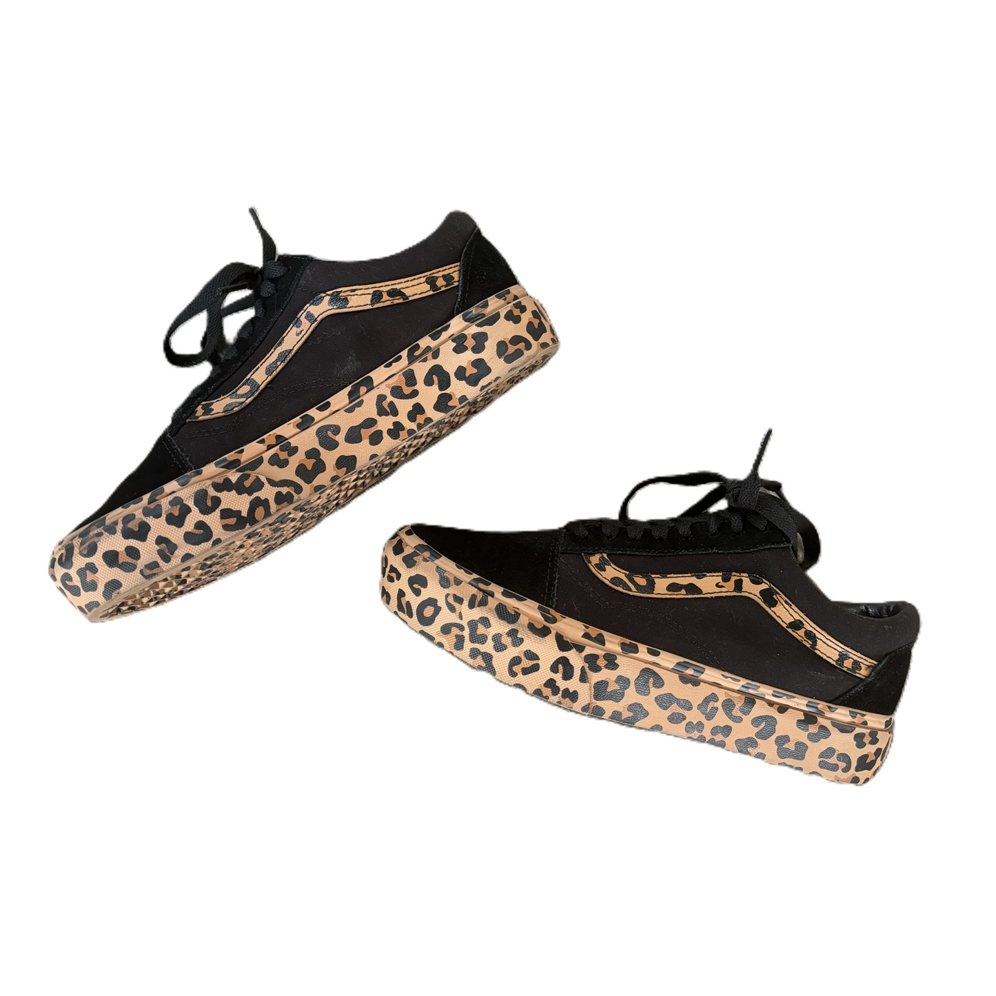 Shoes Sneakers By Vans In Animal Print, Size: 8.5