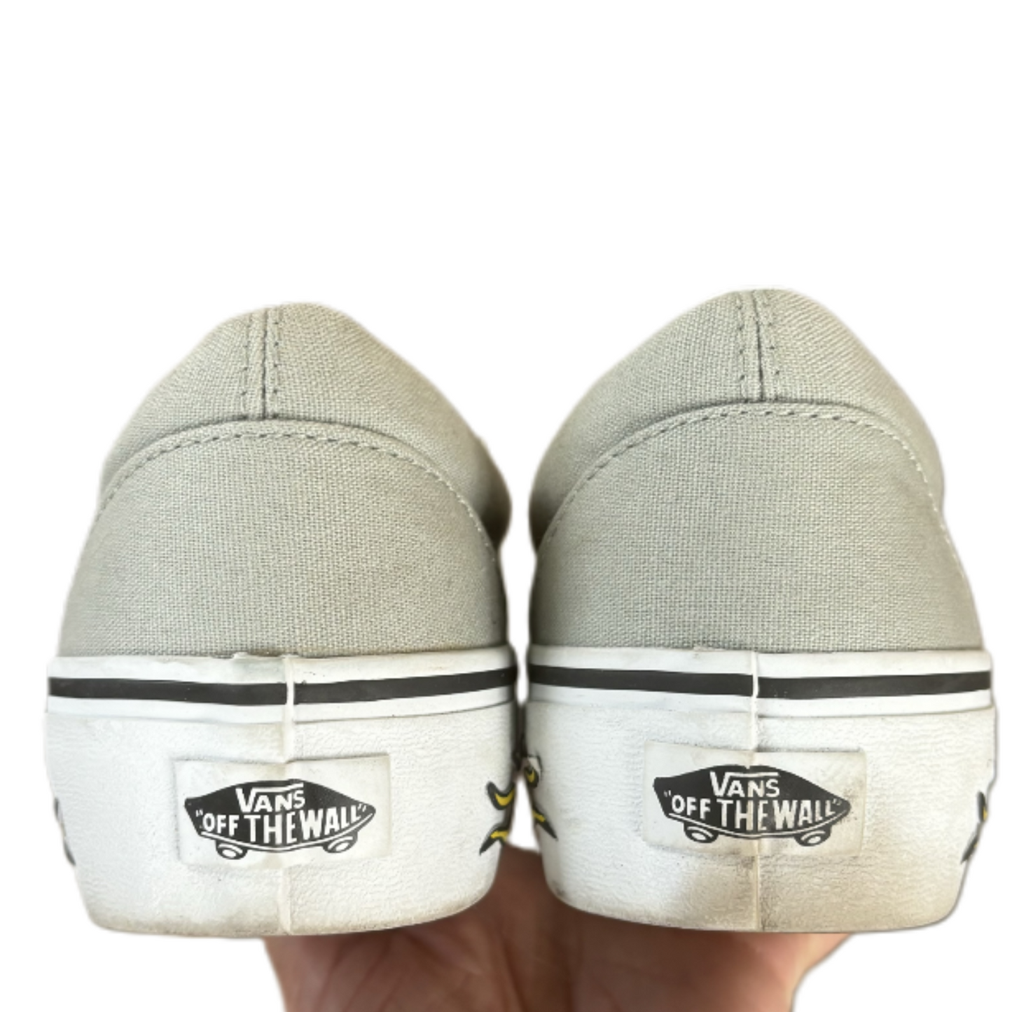 Shoes Sneakers By Vans In Grey, Size: 8.5