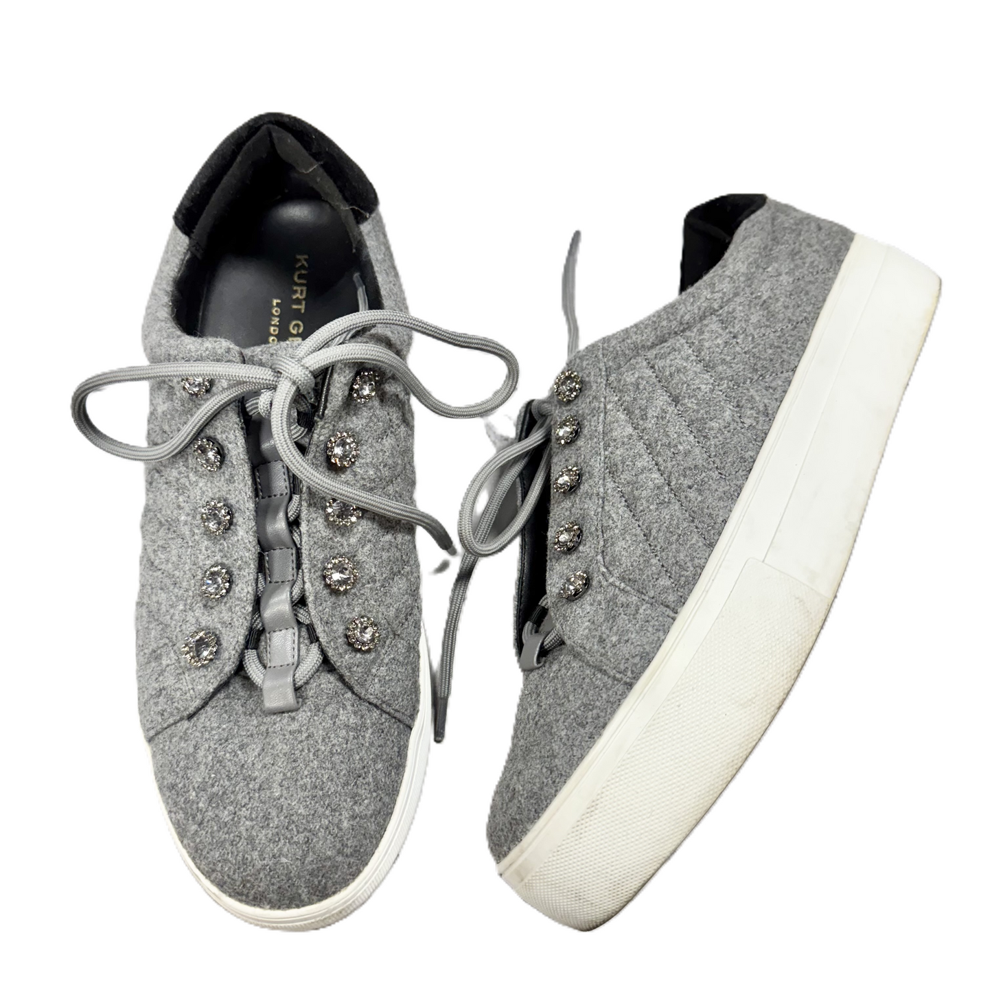 Shoes Sneakers Platform By Kurt Geiger London In Grey, Size: 10