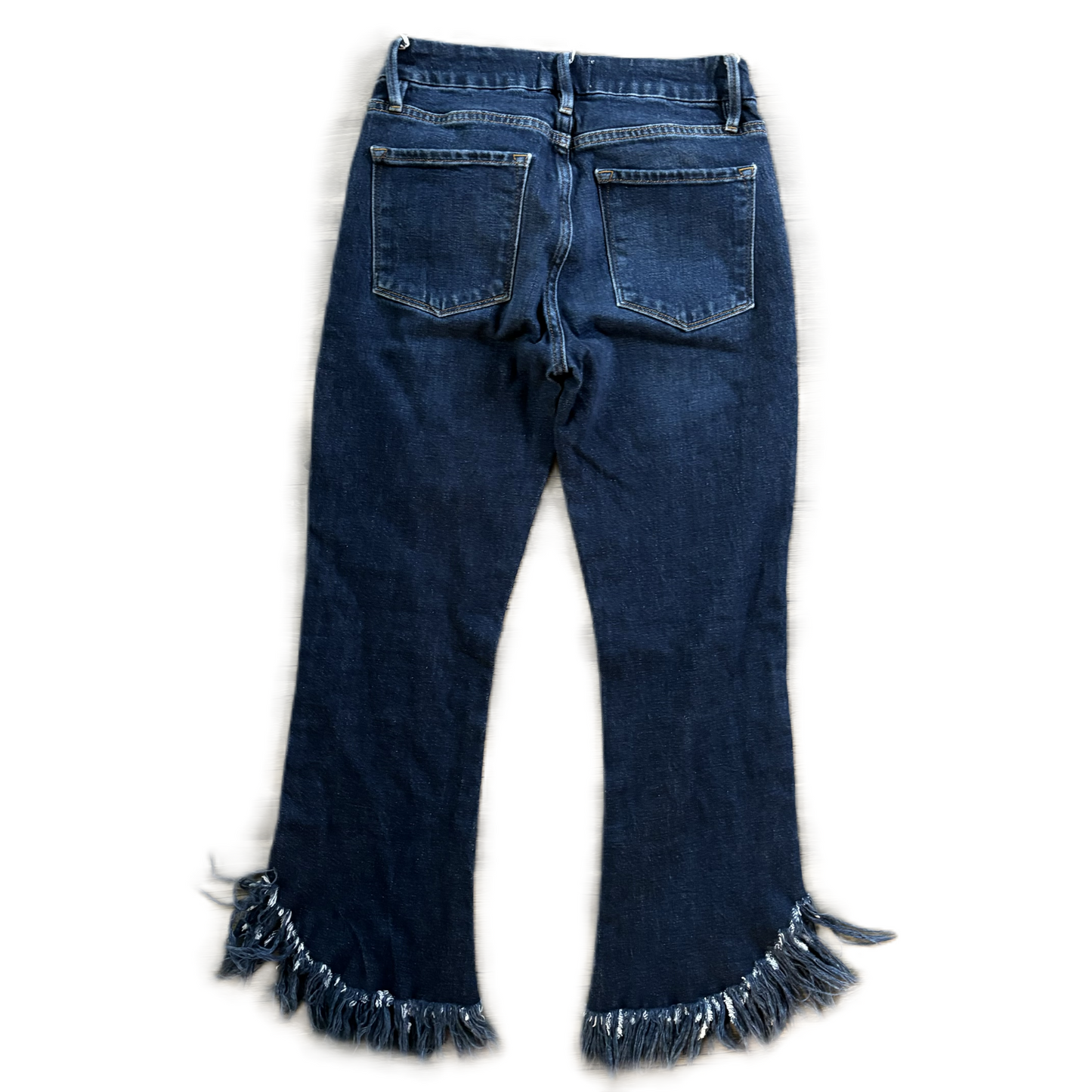 Jeans Boot Cut By Frame In Blue Denim, Size: 2