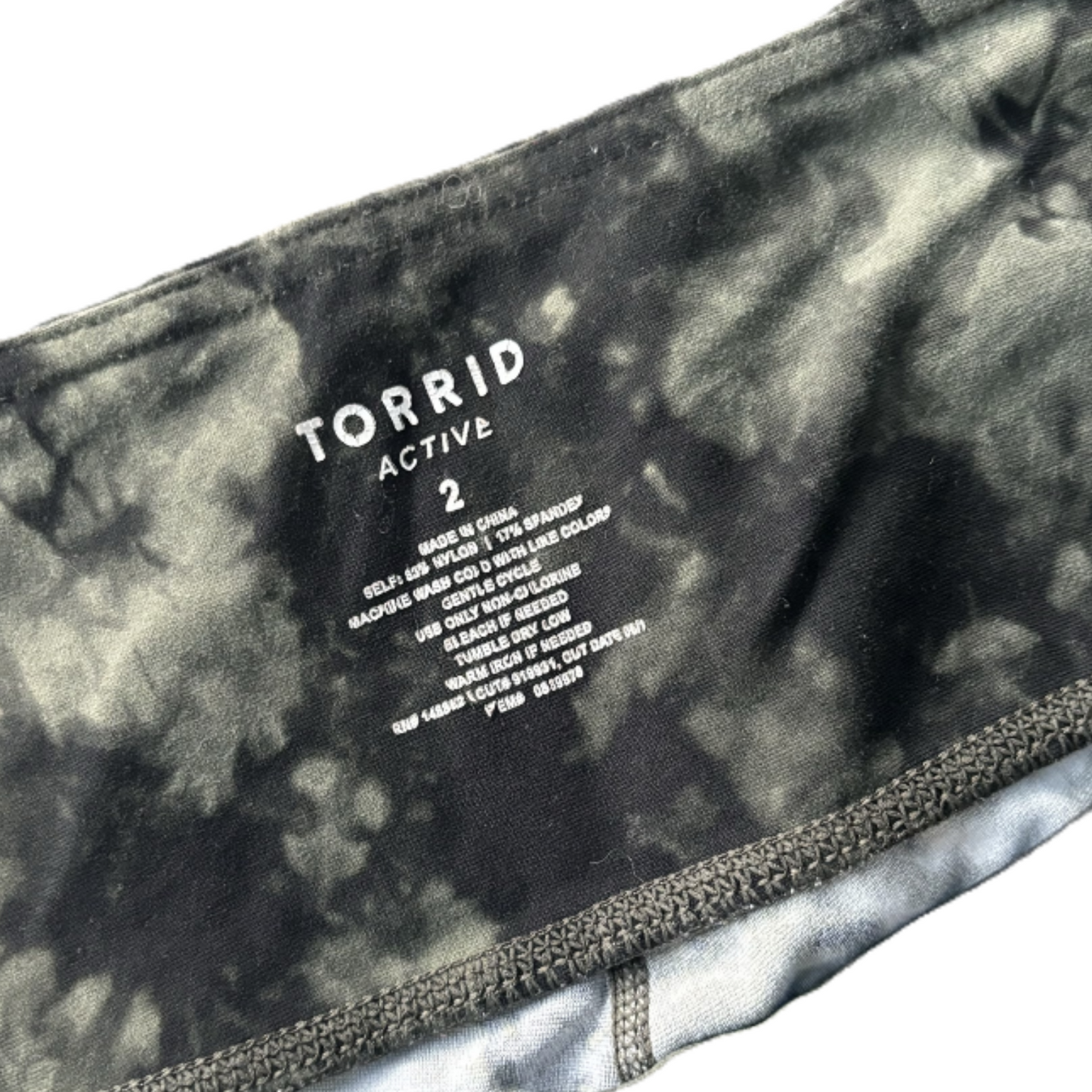 Athletic Leggings By Torrid In Tie Dye Print, Size: 2x