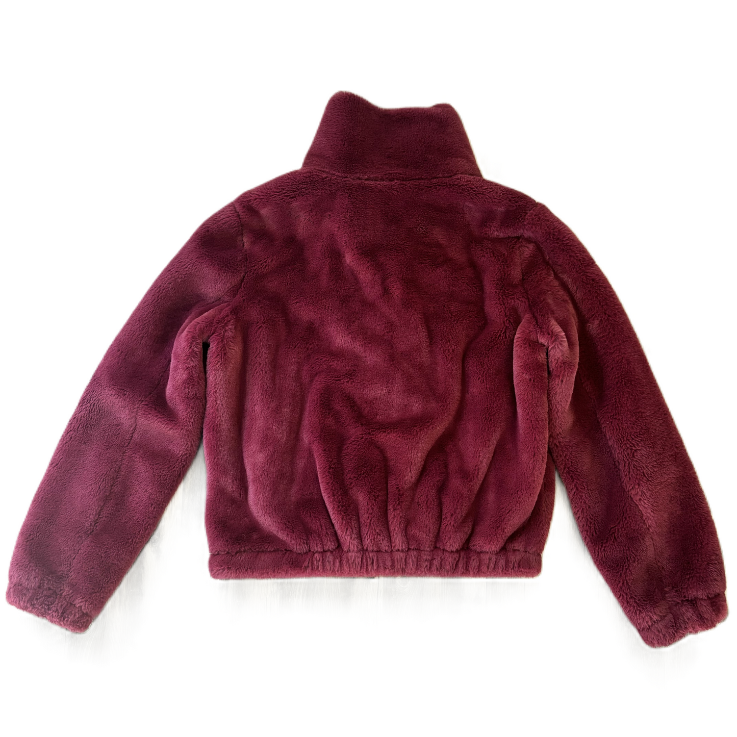 Coat Faux Fur & Sherpa By Urban Outfitters In Red, Size: M