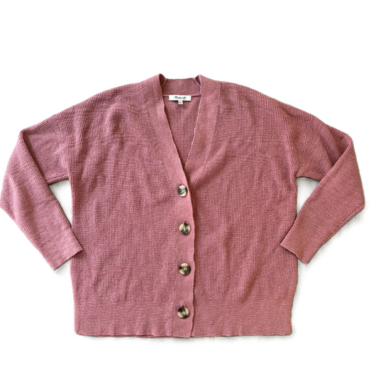 Cardigan By Madewell In Pink, Size: Xs