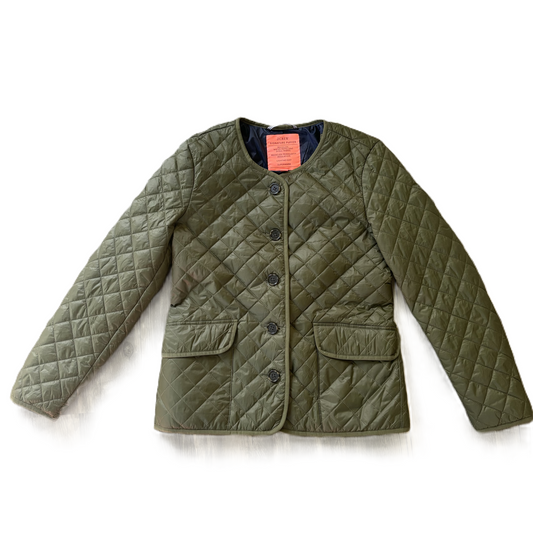 Jacket Puffer & Quilted By J. Crew In Green, Size: S