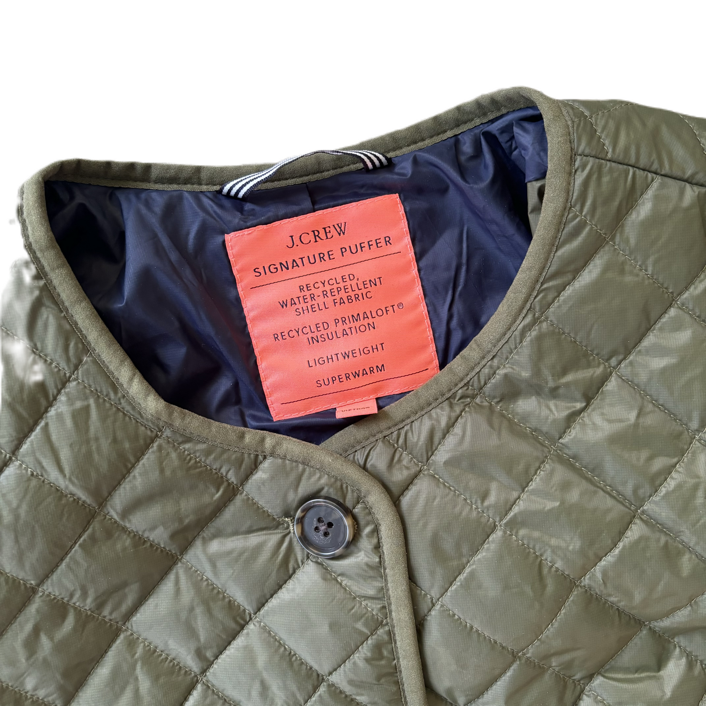 Jacket Puffer & Quilted By J. Crew In Green, Size: S