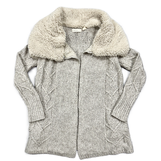 Sweater Cardigan By Sleeping On Snow In Taupe, Size: S