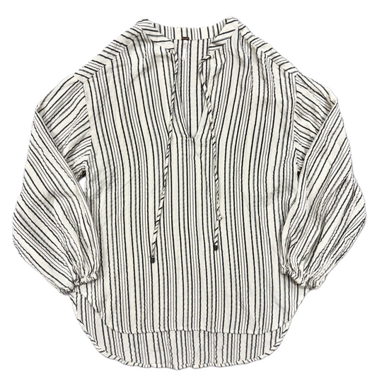 Top Long Sleeve By Free People In Striped Pattern, Size: Xs