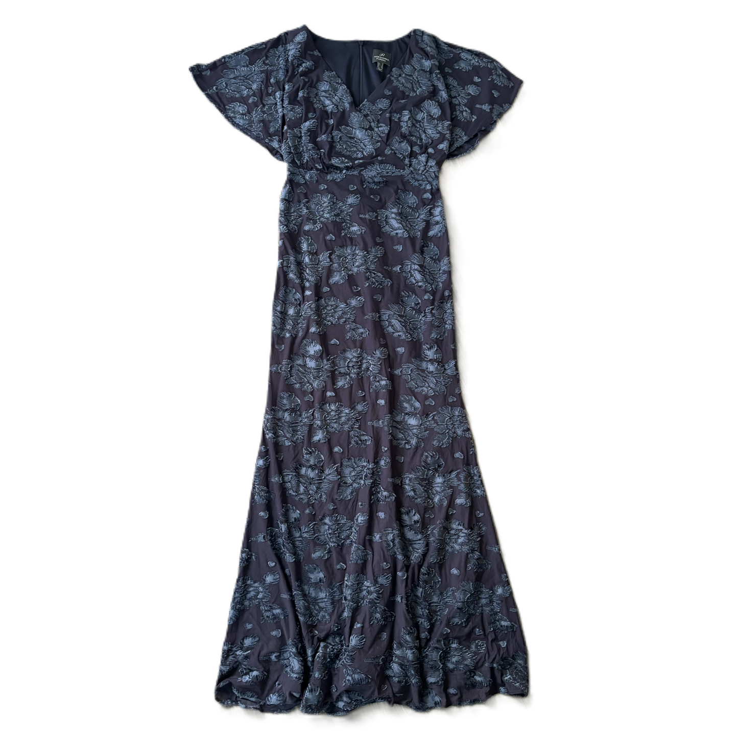 Dress Party Long By Adrianna Papell In Navy, Size: Xs