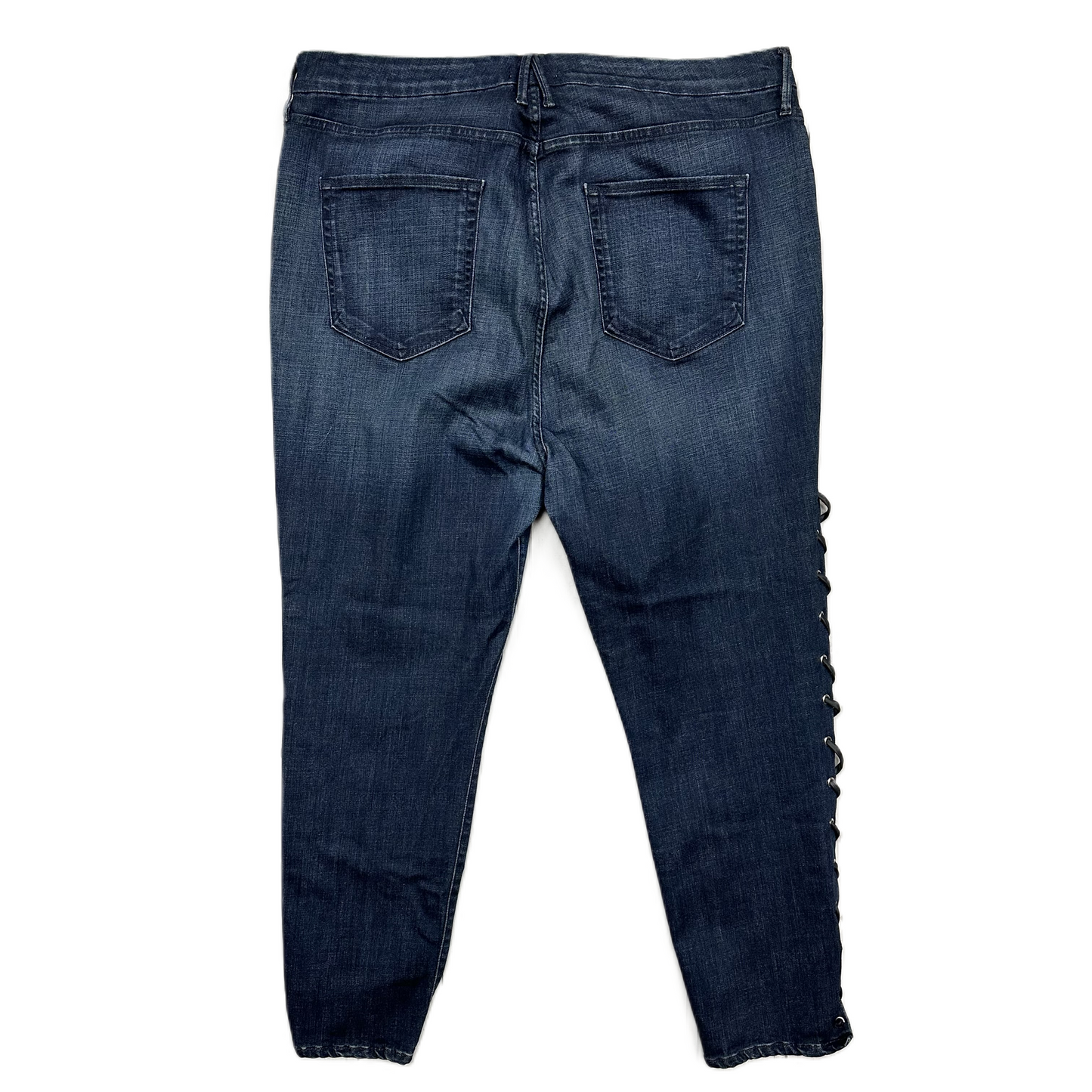 Jeans Straight By Good American In Blue Denim, Size: 24