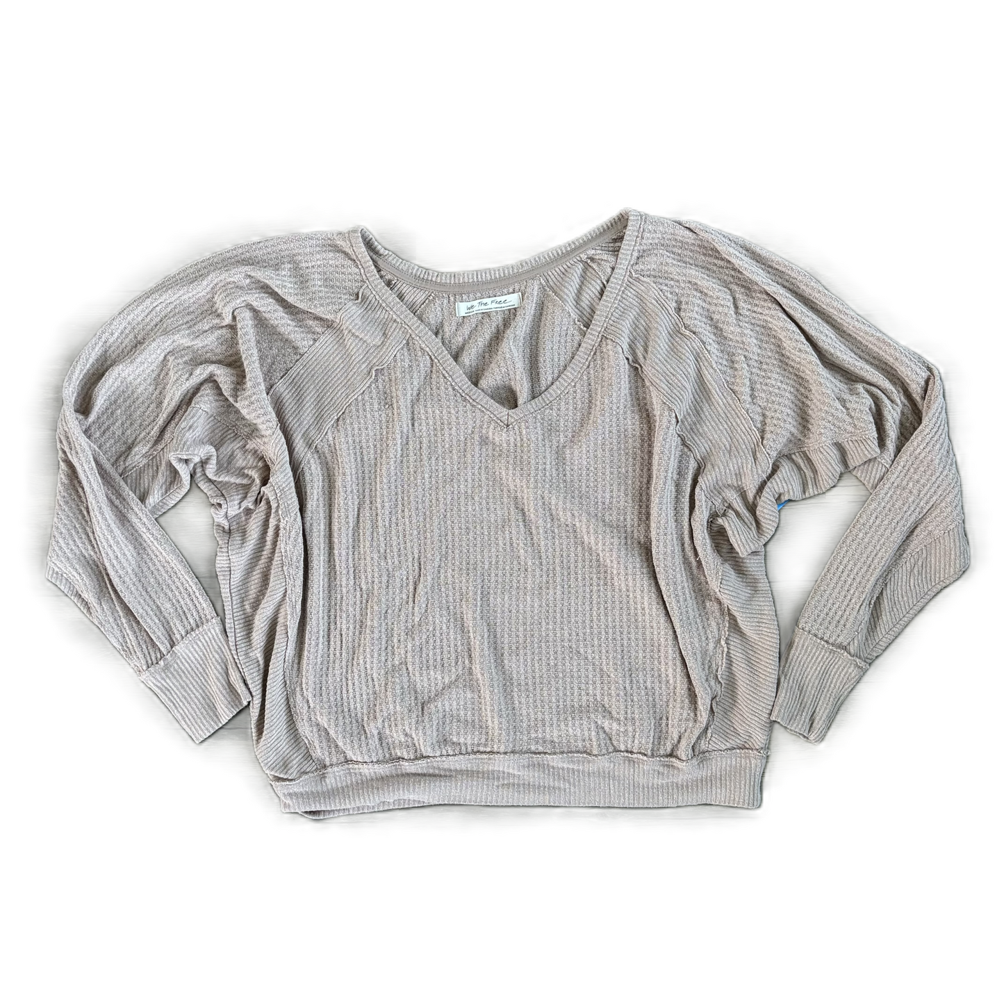 Top Long Sleeve By We The Free In Tan, Size: M