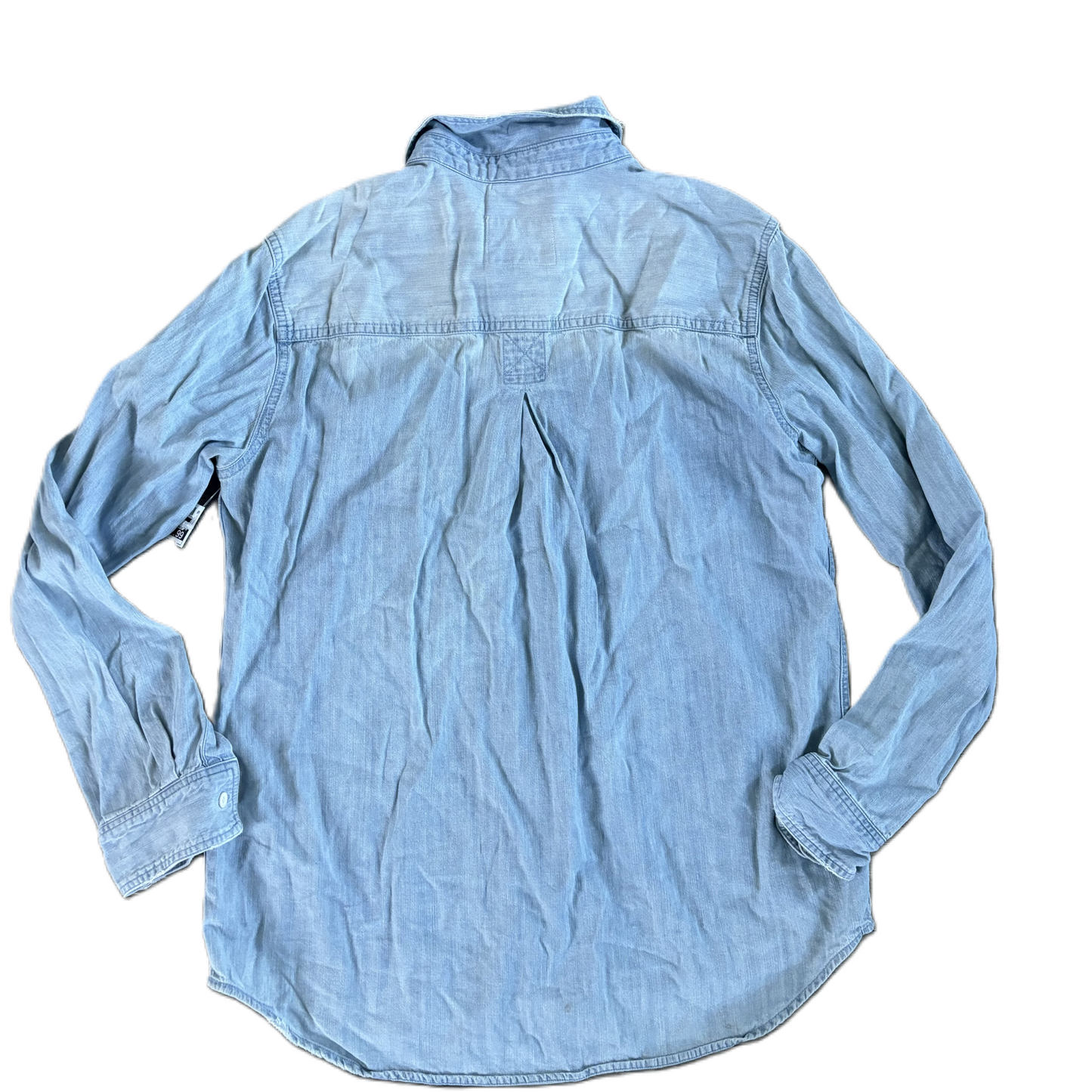 Top Long Sleeve By Rails In Blue Denim, Size: M