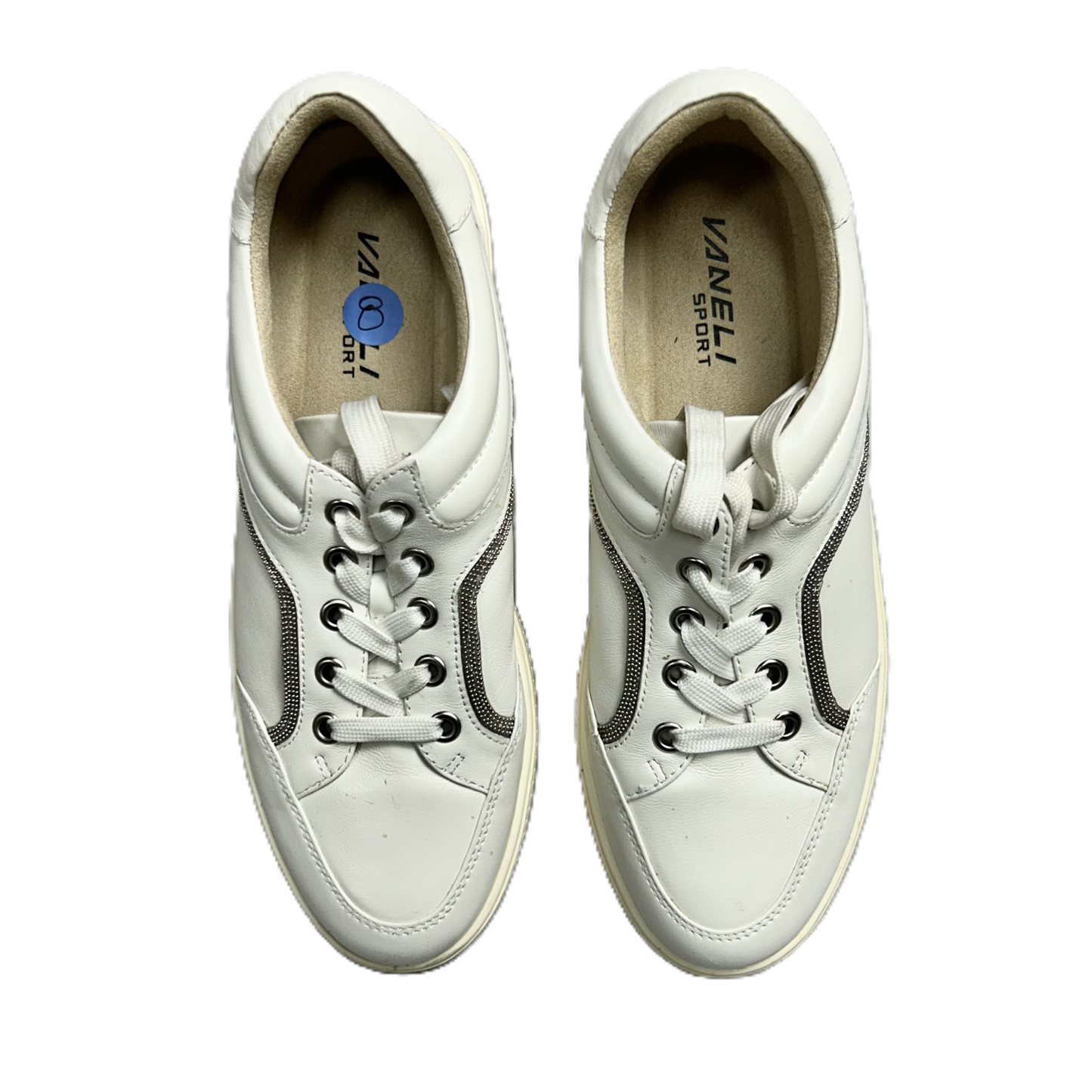 Shoes Sneakers By Vaneli In White, Size: 8.5