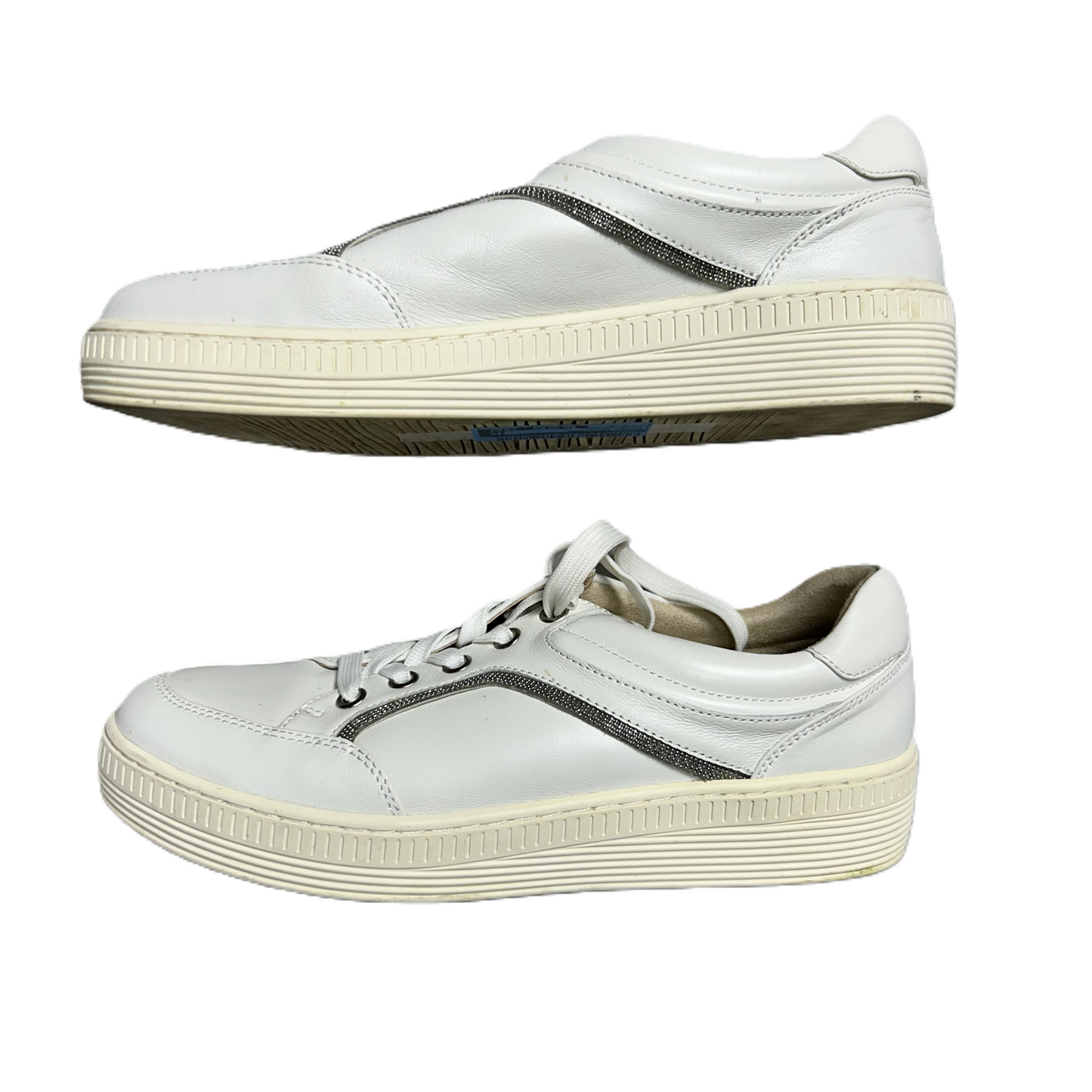 Shoes Sneakers By Vaneli In White, Size: 8.5