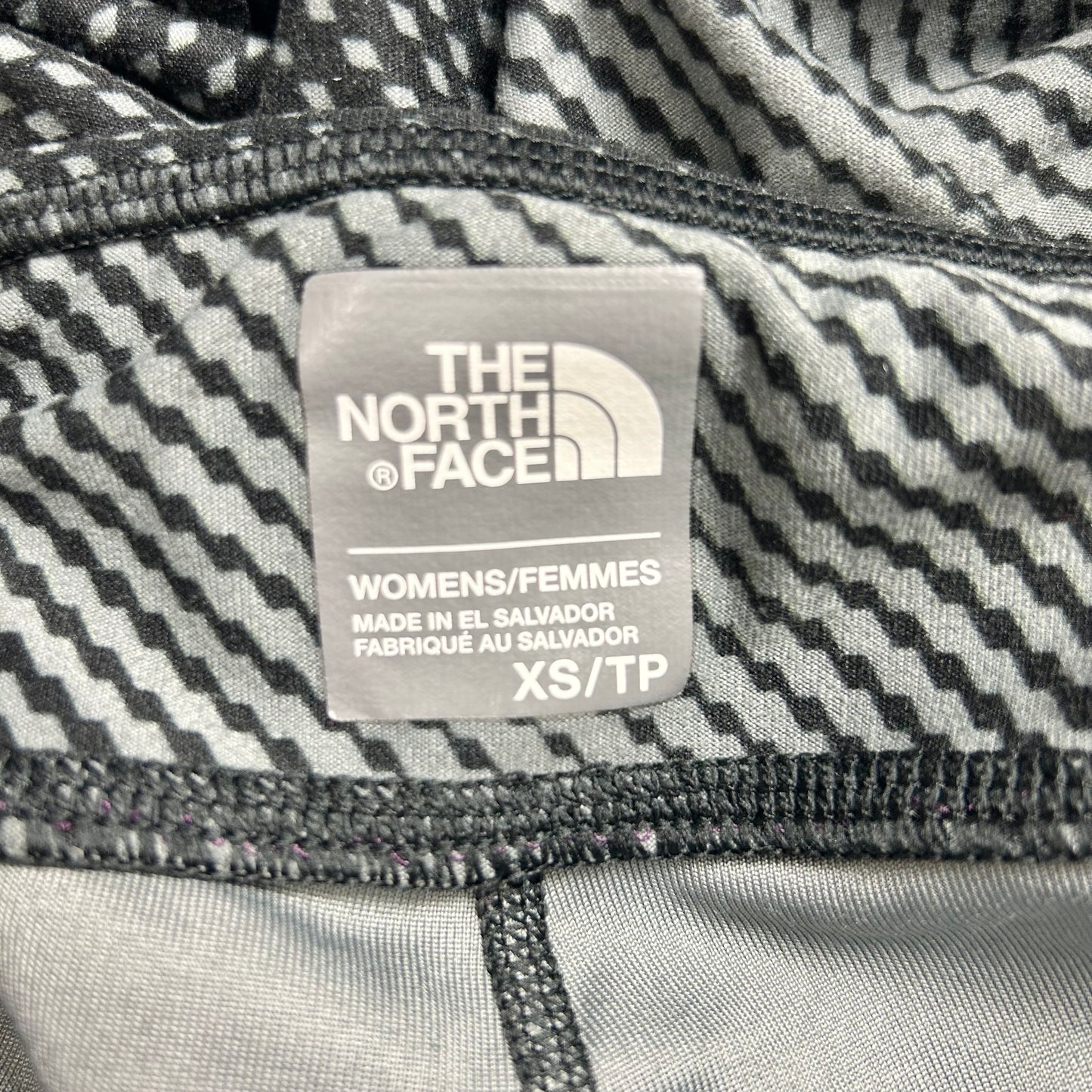 Athletic Leggings By The North Face In Black & Grey, Size: Xs