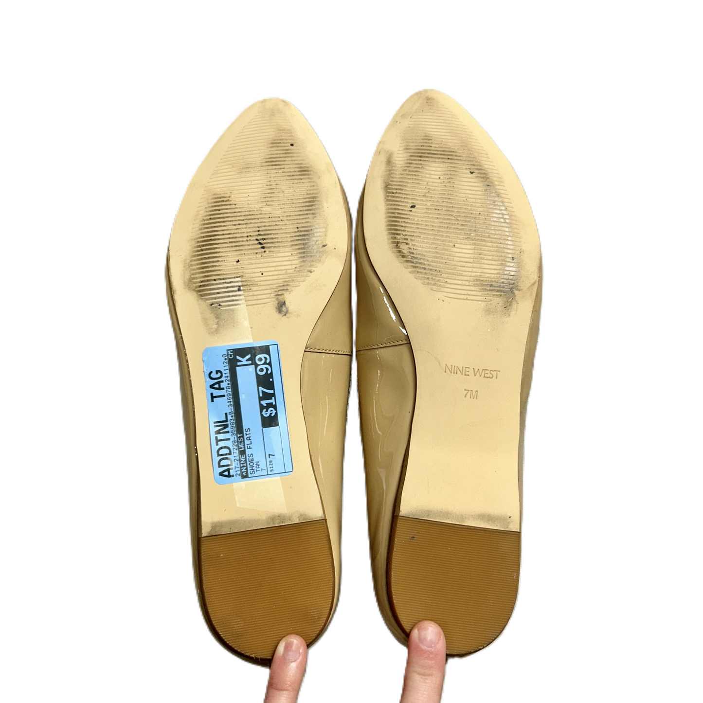 Shoes Flats By Nine West In Tan, Size: 7