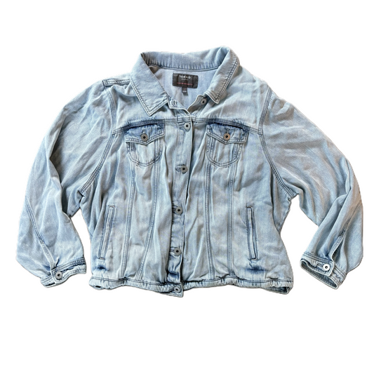 Jacket Denim By Torrid In Blue Denim, Size: 5x