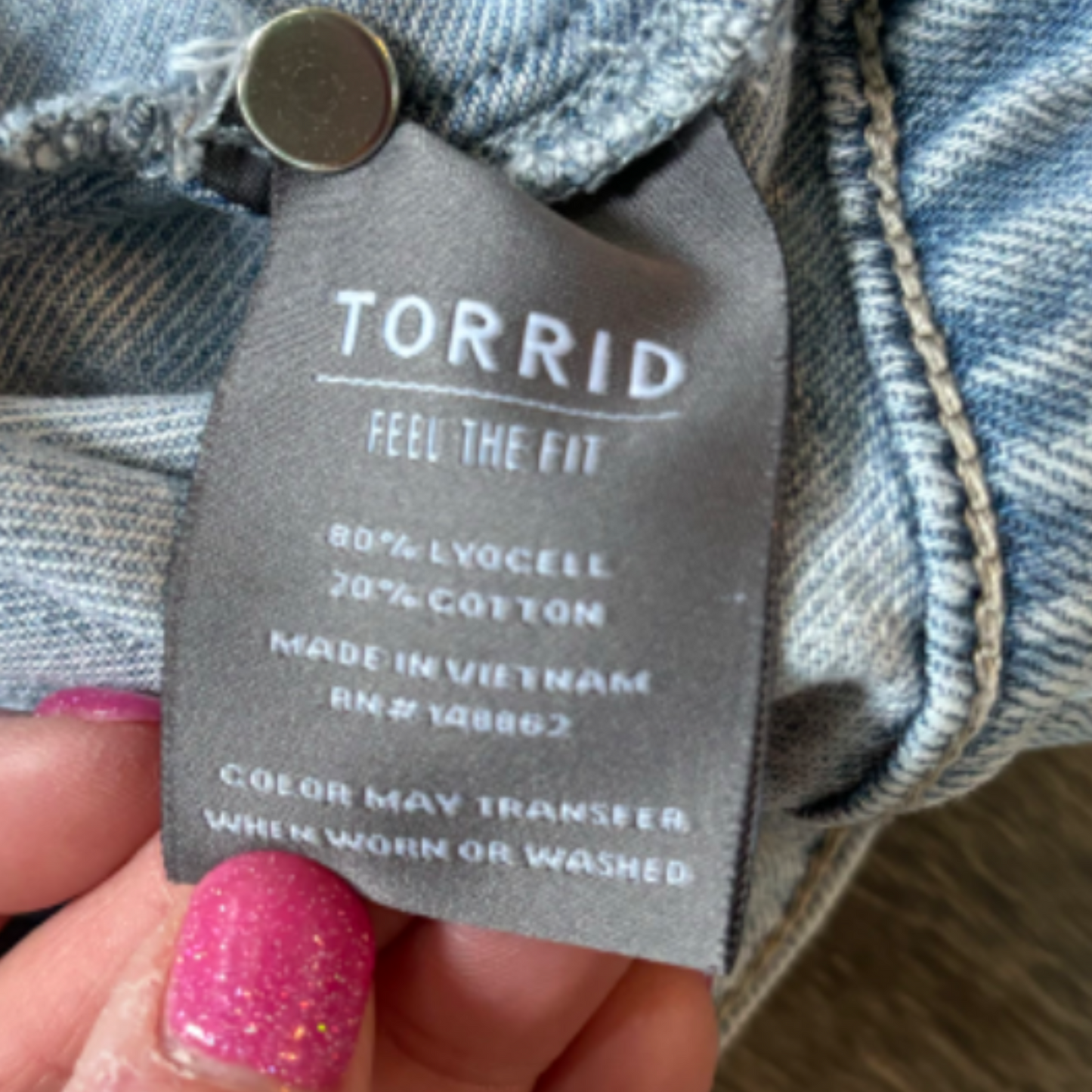 Jacket Denim By Torrid In Blue Denim, Size: 5x