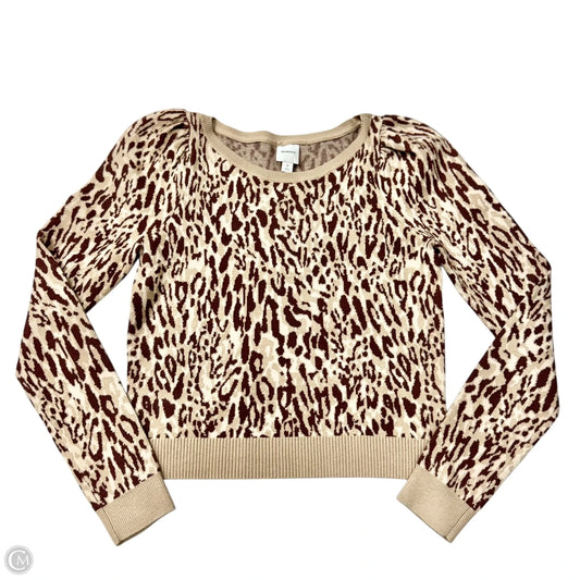 Sweater By Maeve In Animal Print, Size: M