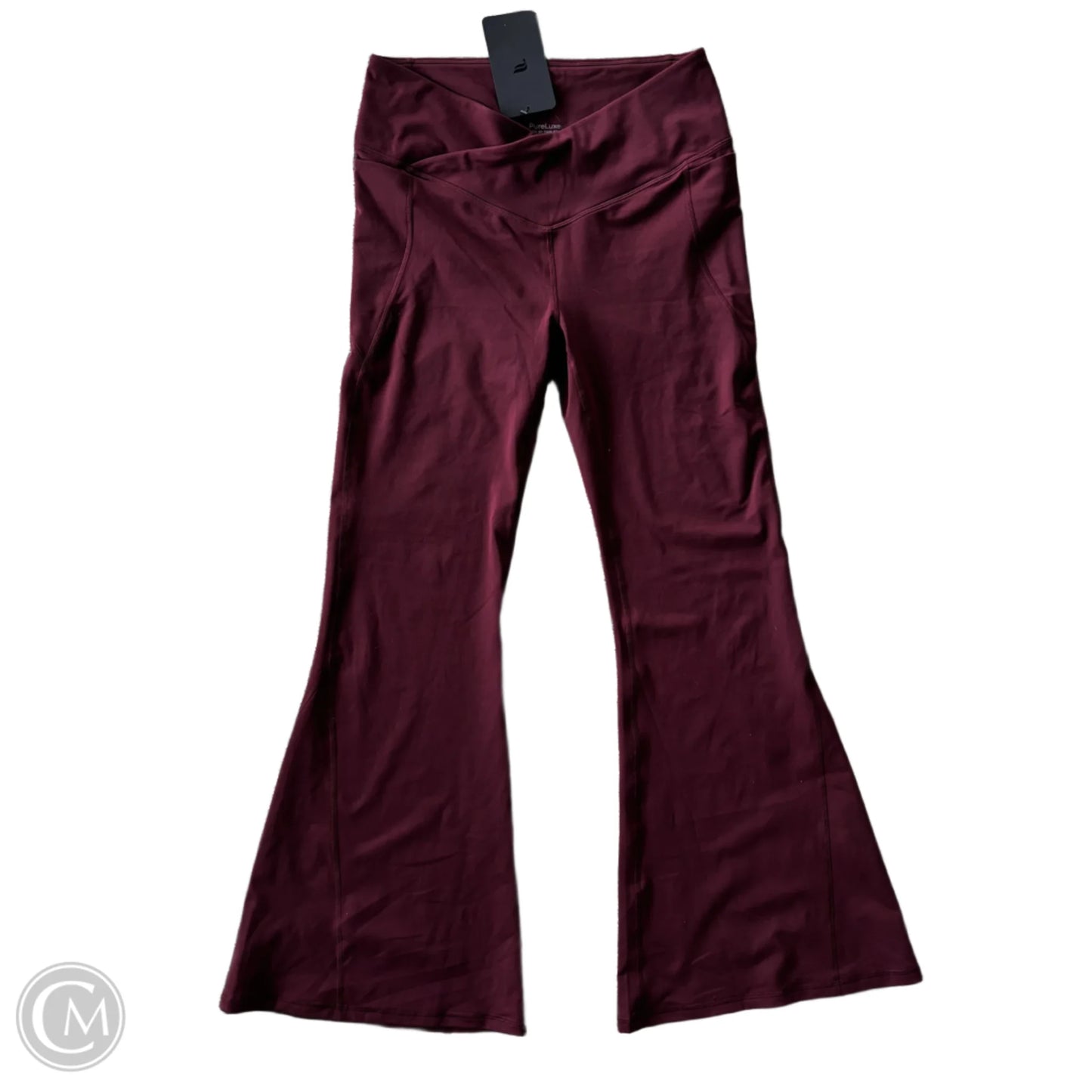 Athletic Pants By Fabletics In Maroon, Size: L