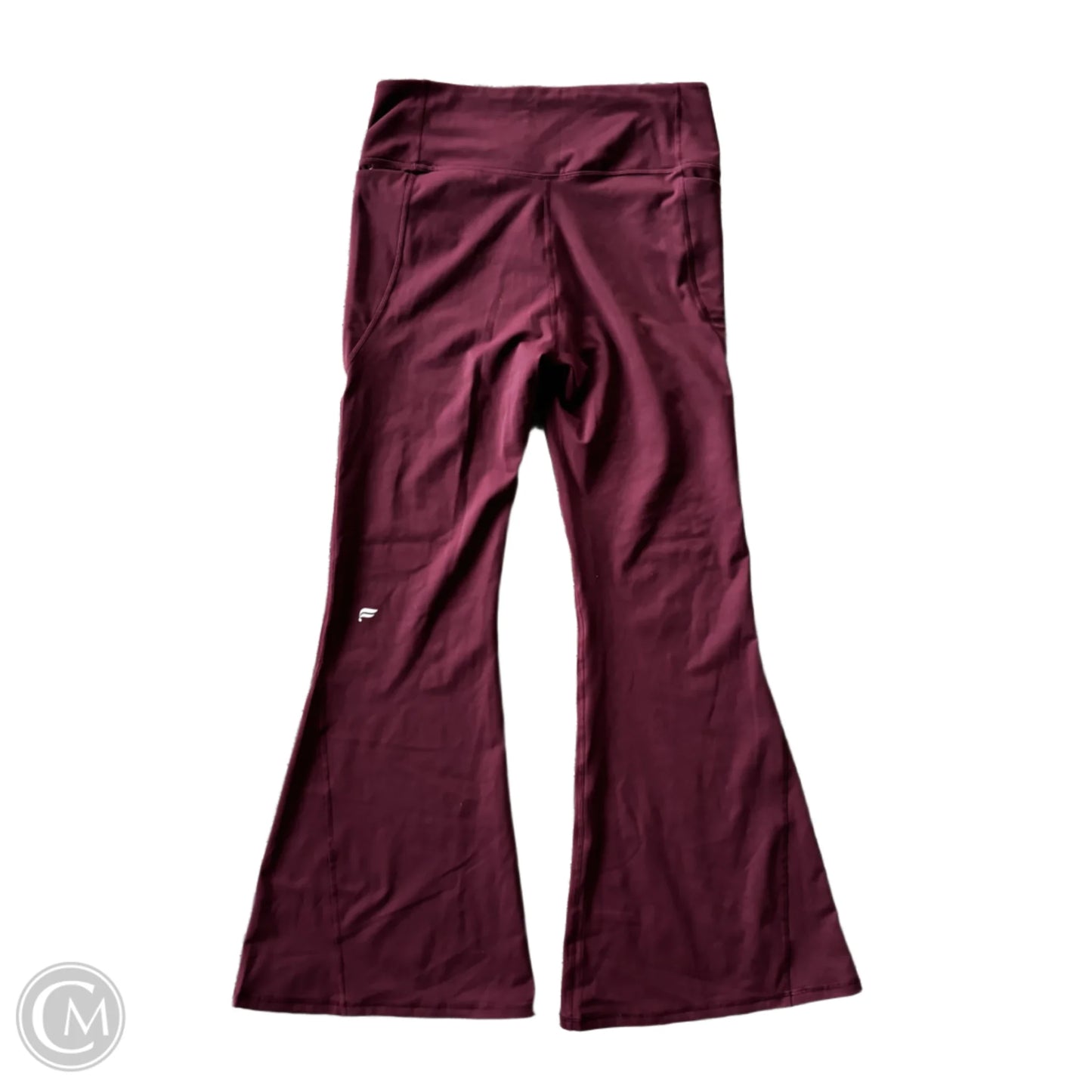 Athletic Pants By Fabletics In Maroon, Size: L