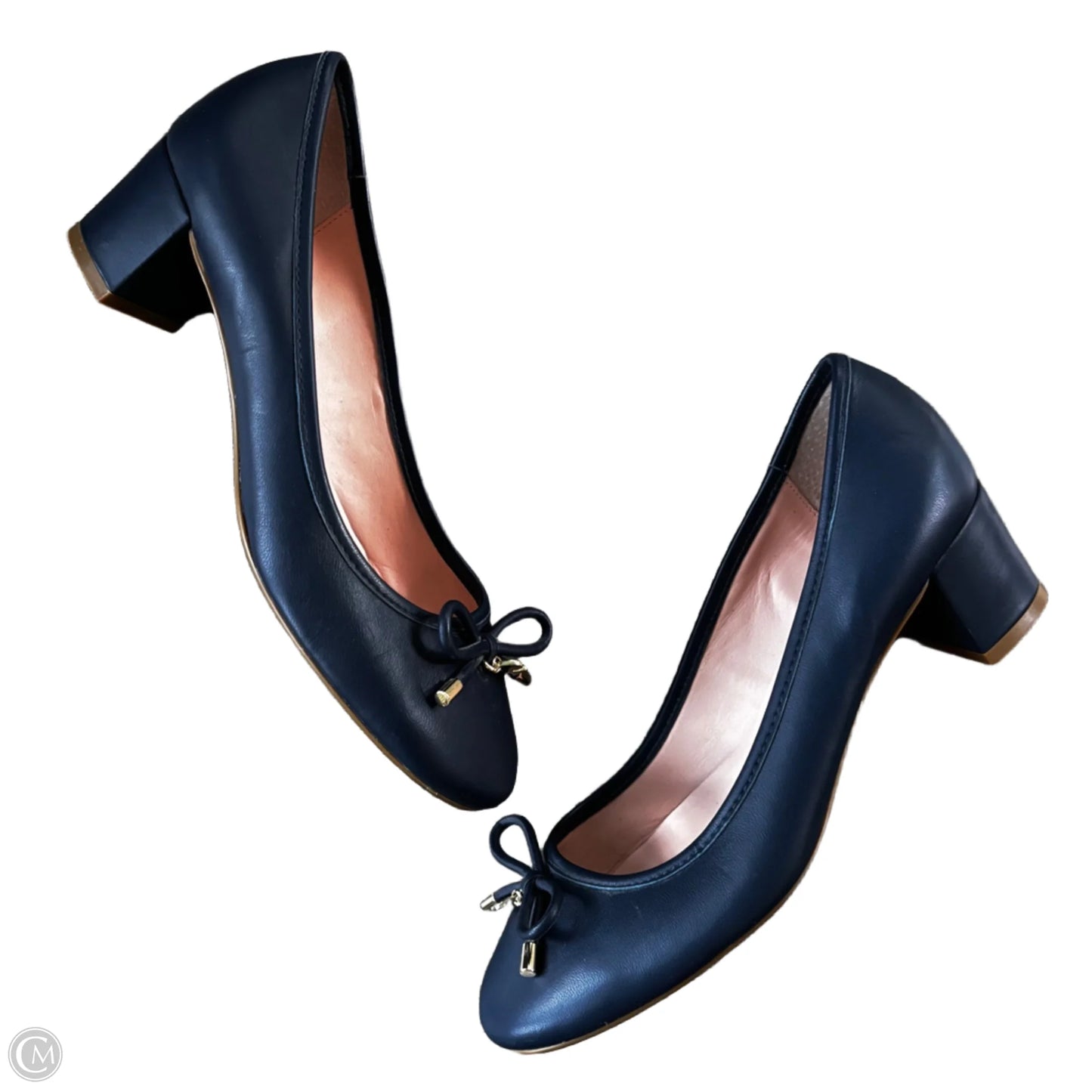 Shoes Designer By Kate Spade In Navy, Size: 8.5