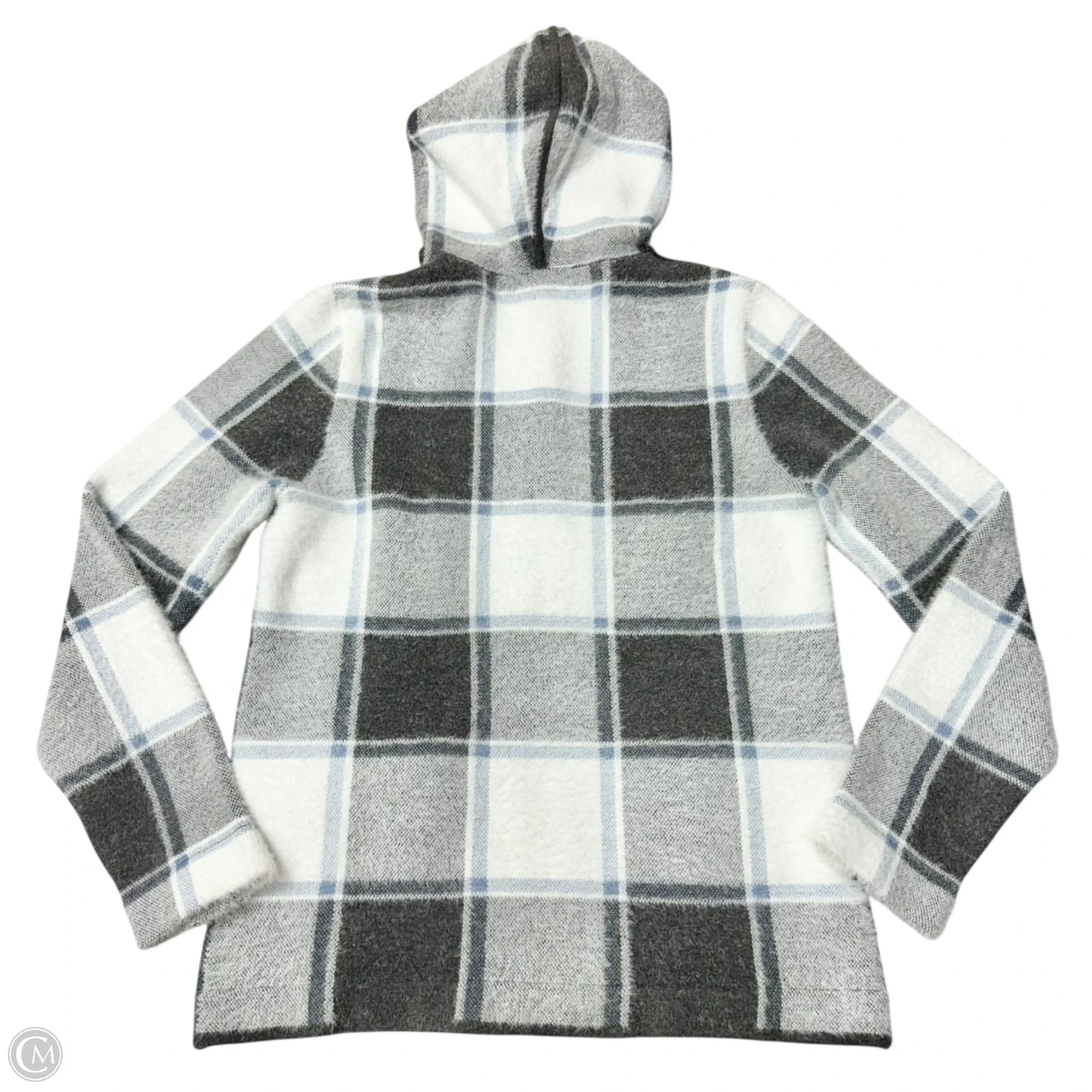Sweater Cardigan By Rachel Zoe In Plaid Pattern, Size: M