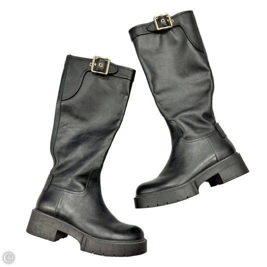 Boots Designer By Coach In Black, Size: 7.5