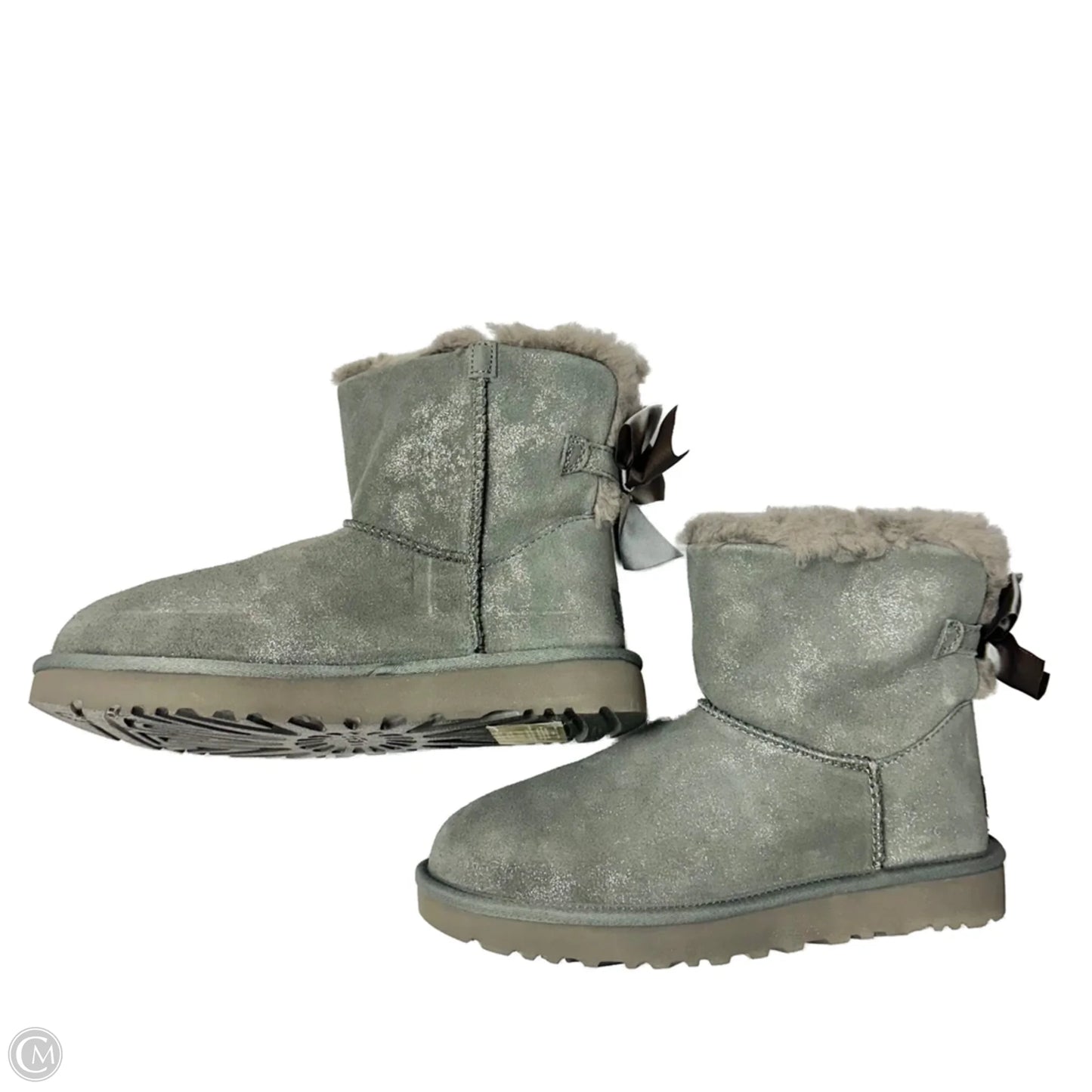Boots Designer By Ugg In Grey, Size: 9