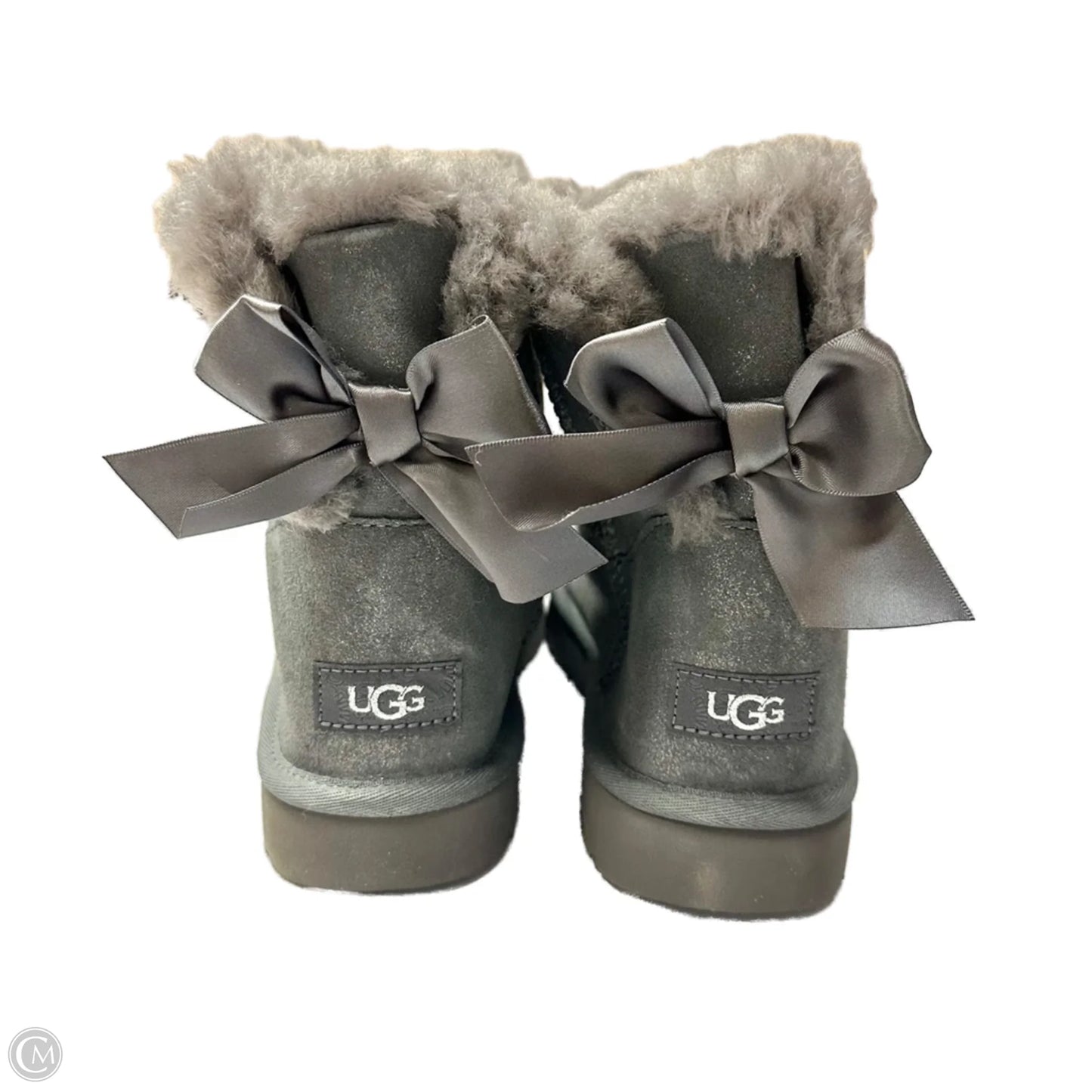 Boots Designer By Ugg In Grey, Size: 9