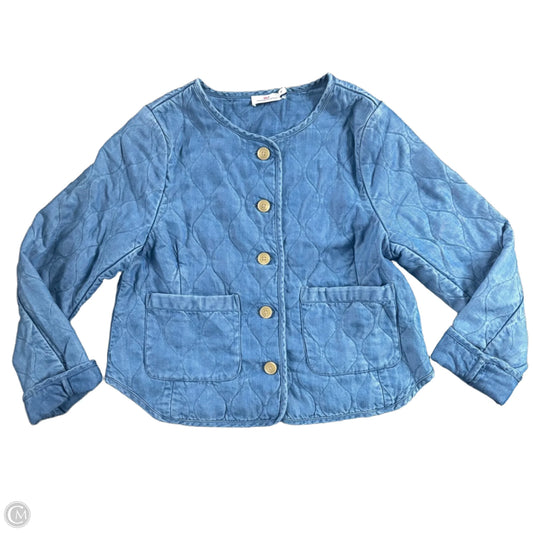 Jacket Denim By Vineyard Vines In Blue Denim, Size: M