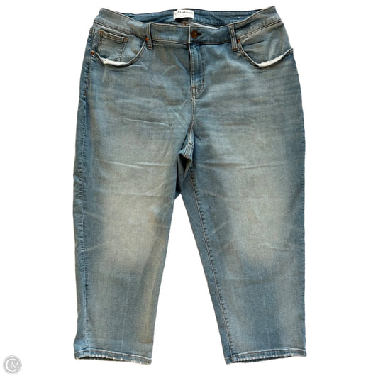 Jeans Boyfriend By Lane Bryant In Blue Denim, Size: 18