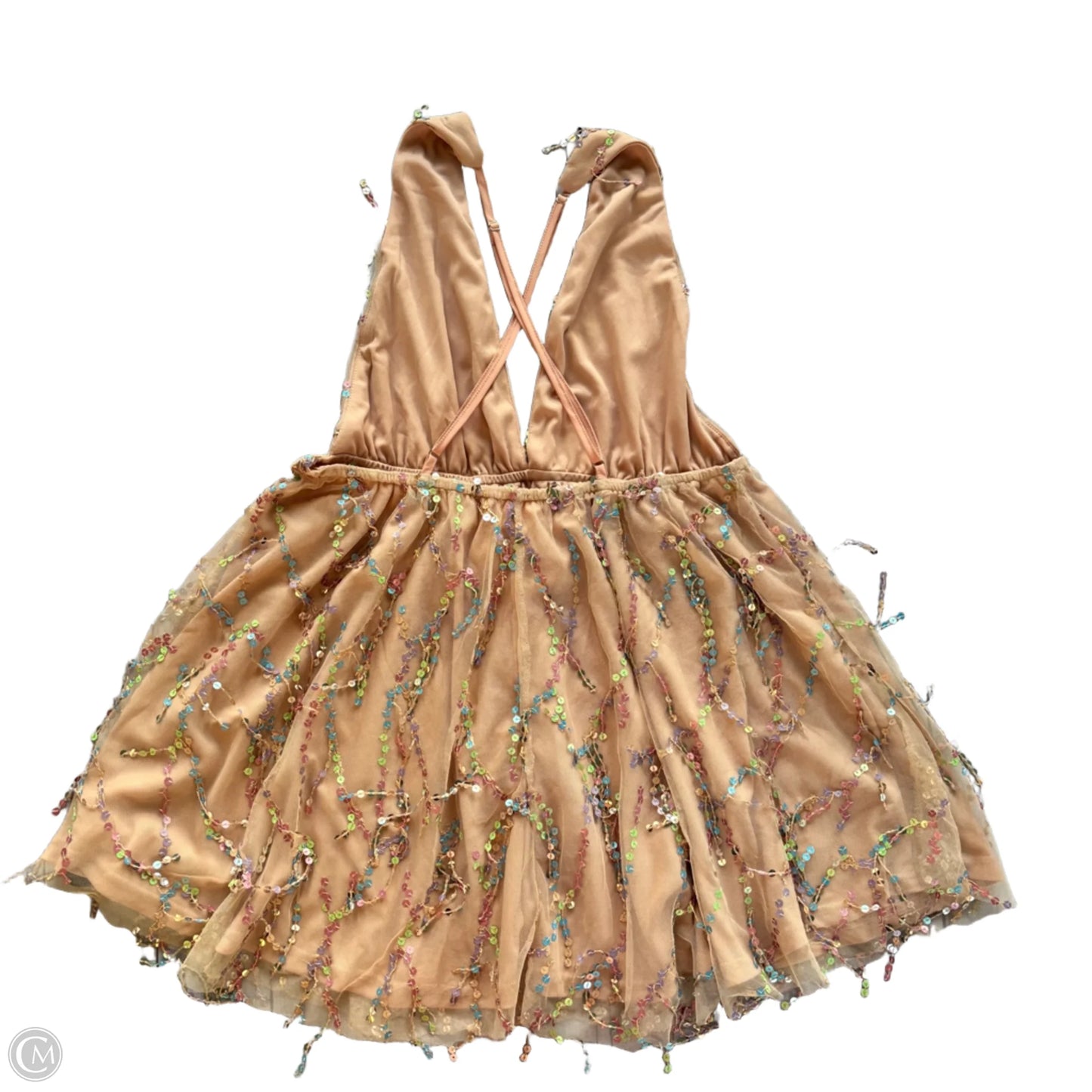 Dress Party Short By Selfie Leslie In Tan, Size: Xxl