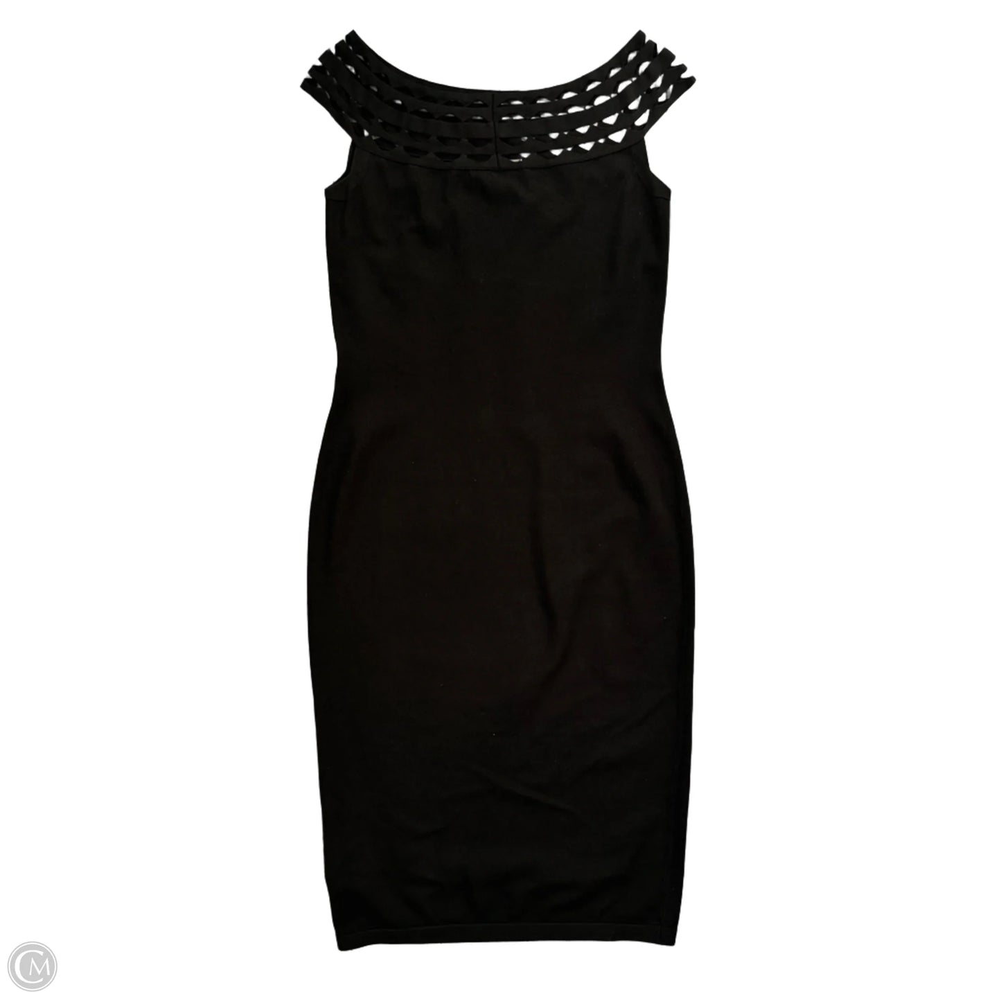Dress Casual Midi By D. Exterior In Black, Size: S