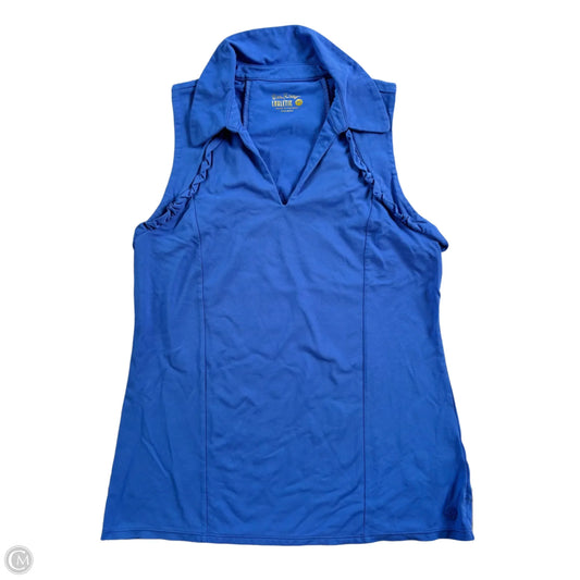 Top Sleeveless Designer By Lilly Pulitzer In Blue, Size: M