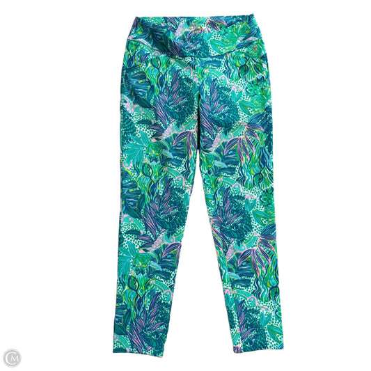 Pants Designer By Lilly Pulitzer In Blue & Green, Size: 4