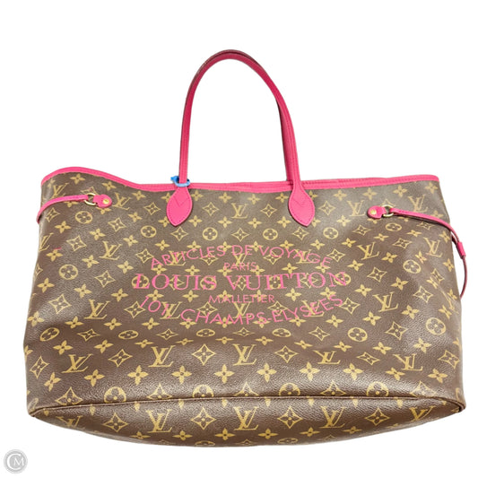 Tote Luxury Designer By Louis Vuitton, Size: Large